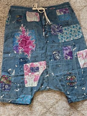 Magnolia Pearl Frankie Denim Linen 647 Pants
